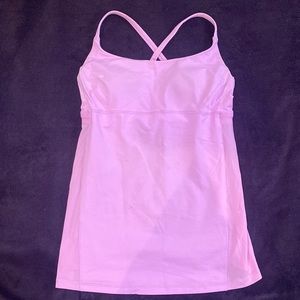 Lululemon pink babydoll top
